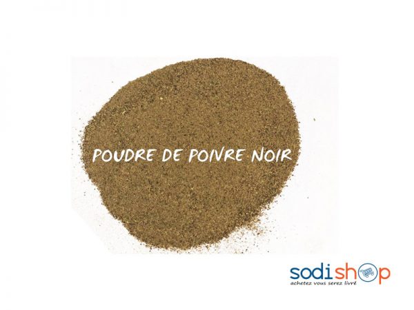 Poudre de Poivre Sachet de 1kg Épice Pour Bouillon Assaisonnement