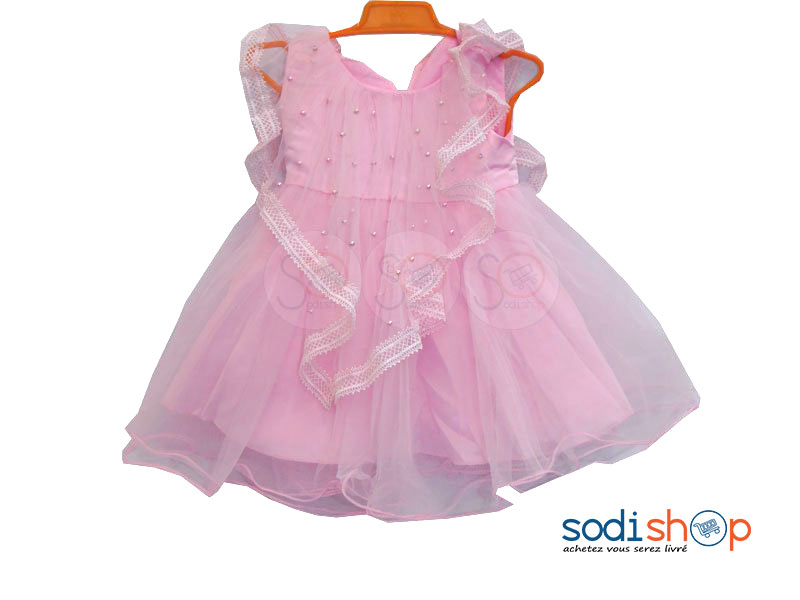 Robe De Princesse Couleur Rose Sans Manche Pour Bebe Dd0074 Sodishop