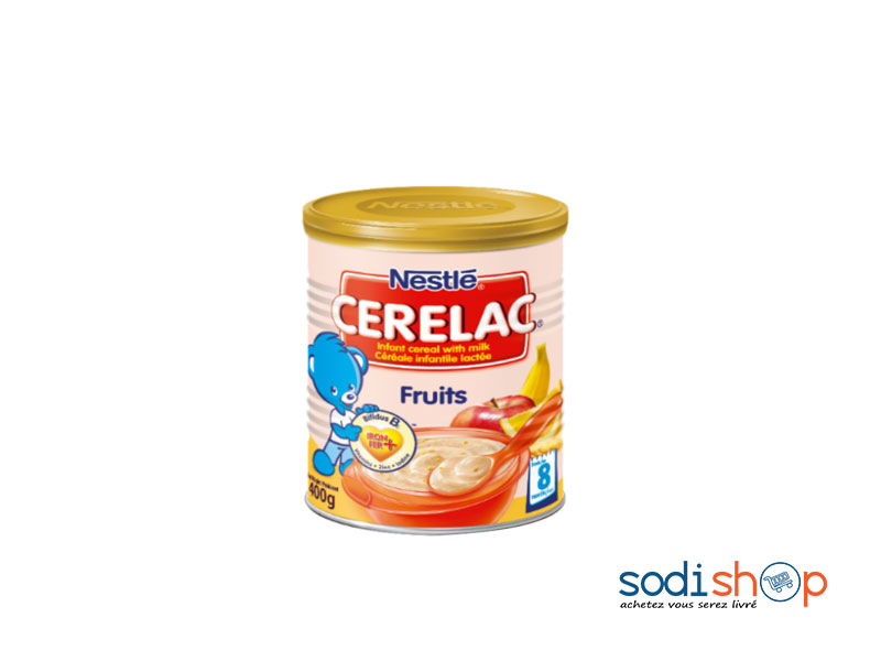 Nestle Cerelac Fruits Complement Alimentaire Pour Enfant 400g Mmd0085 Sodishop