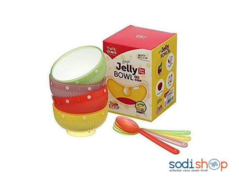 Mini Tasses Cuilleres Pour Enfant 8 Pieces Jelly Bowl Colorful Lb0060 Sodishop