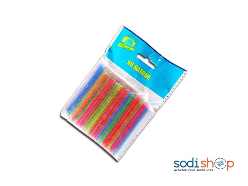 Batonnet En Plastique Fourniture Scolaire Fy 50 Pieces Yc Sodishop