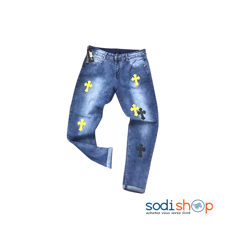 Jeans avec 2025 motif pour homme