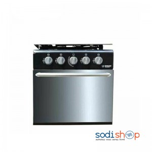 Gazinière avec Four en Inox Smart Technology - Cuisinière STC-8060C 5 Feux  80 x 60 Cm ST00158 - Sodishop