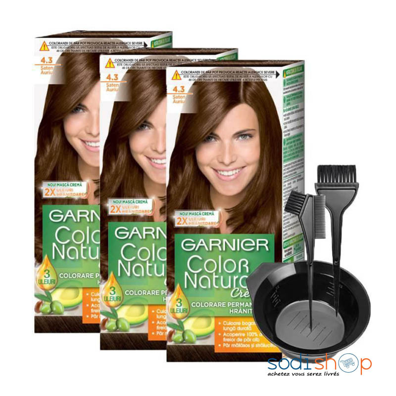 Garnier Color Naturals 43 Teinture Couleur Brun Doré Crème Colorant Pour Cheveux Bld00171 1481