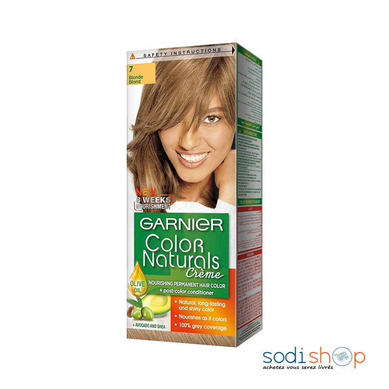 Garnier Color Naturals 7 Teinture Couleur Blonde Crème Colorant Pour Cheveux Bld00171 Sodishop 6840