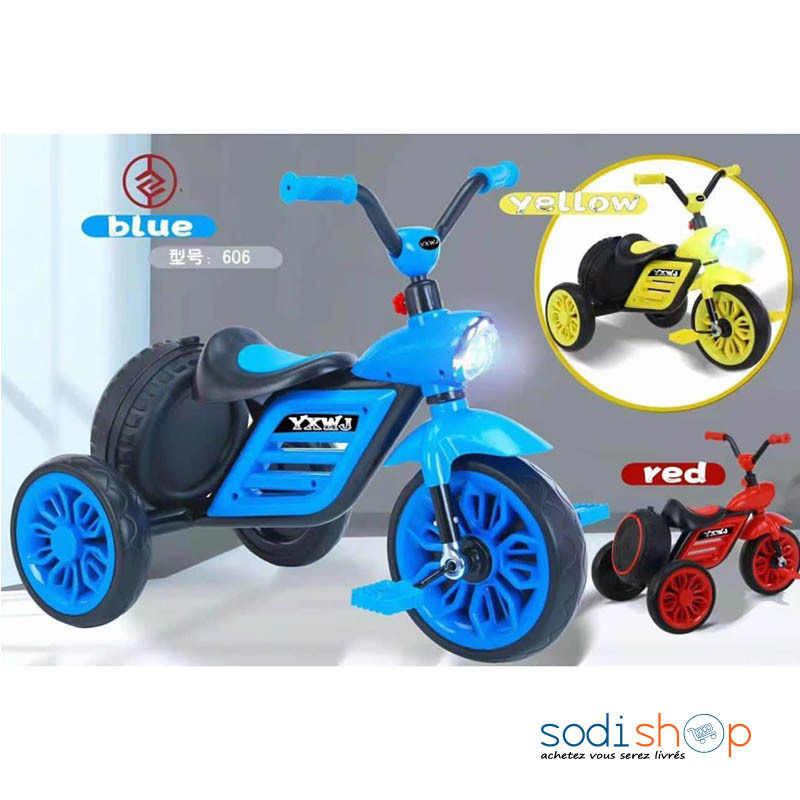 Vélo à 3 Roues - Tricycle Pour Enfant avec Lumière LED MDD00182