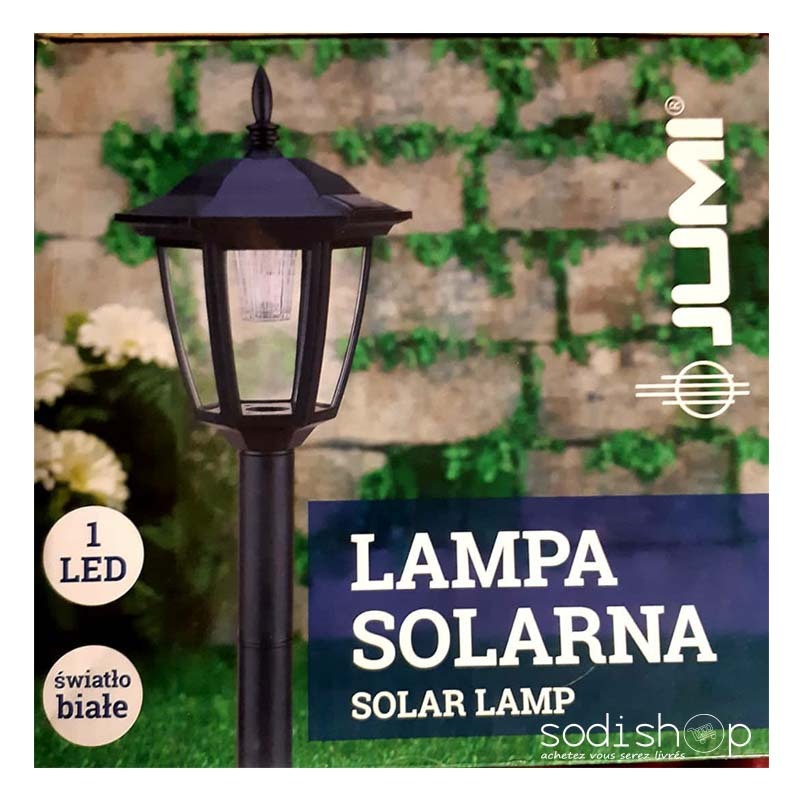 Lampe Solaire Extérieure - Luminaire LED de Jardin Etanche Lampa Solarna  CHA00199 - Sodishop