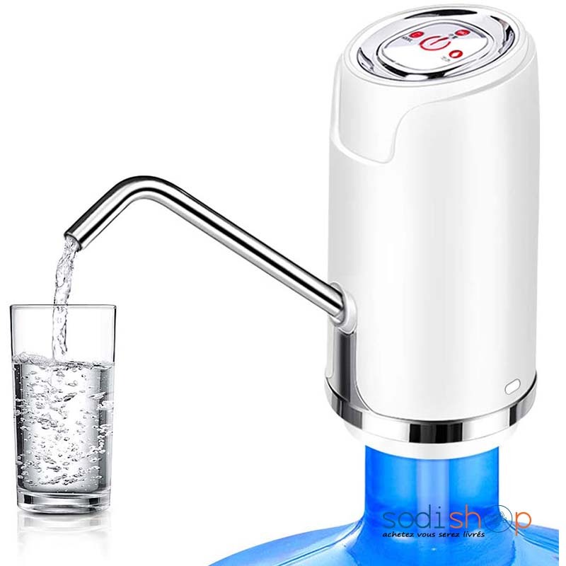 Distributeur d'eau potable pour 5 gallons flacon pompe presse électrique