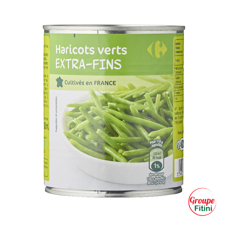 Haricots verts extra-fins CARREFOUR EXTRA